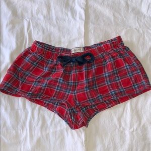 Abercrombie flannel shorts
